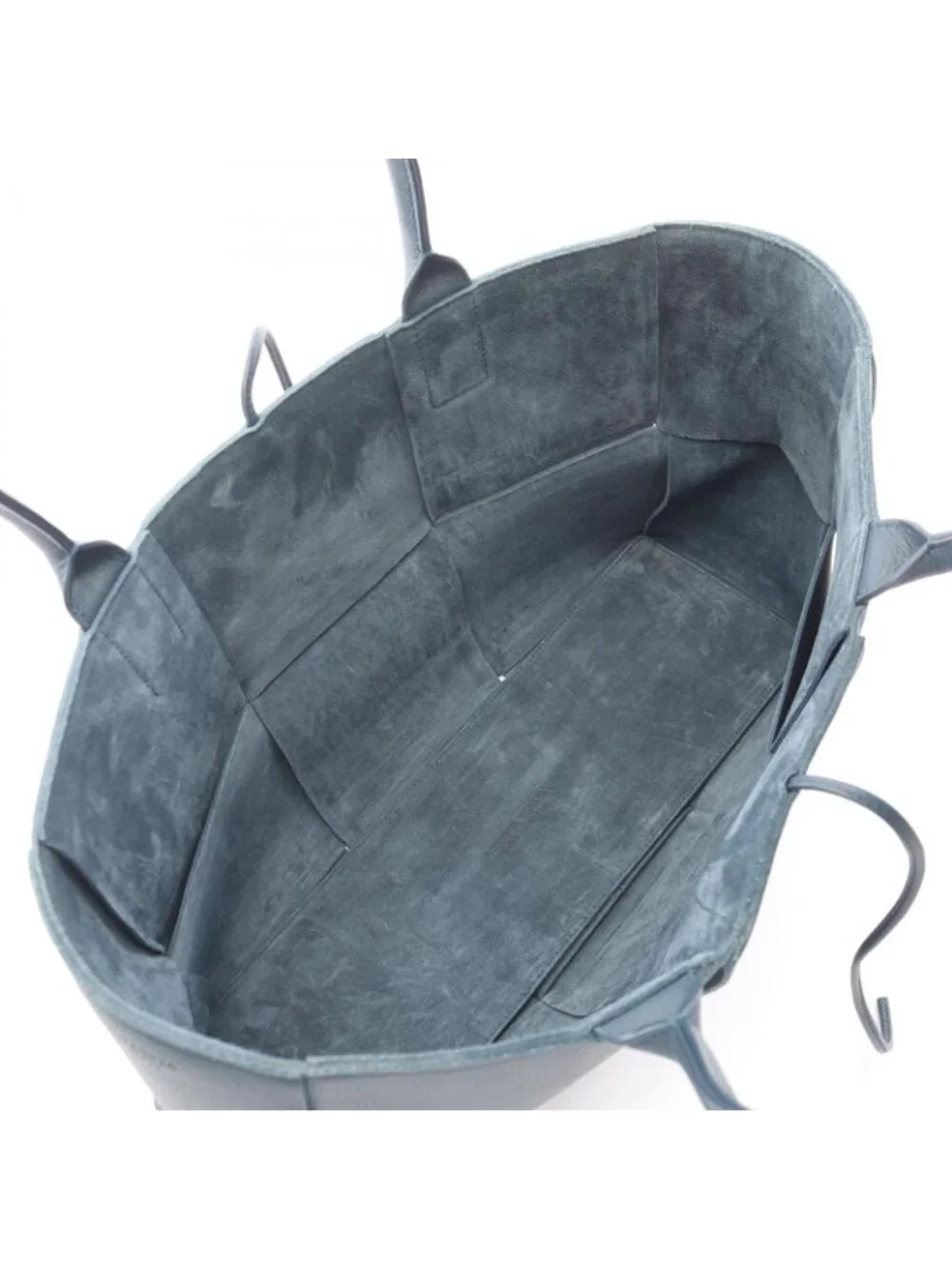 Bottega Veneta Tote Bag Arco Maxi Intrecciato Navy Leather